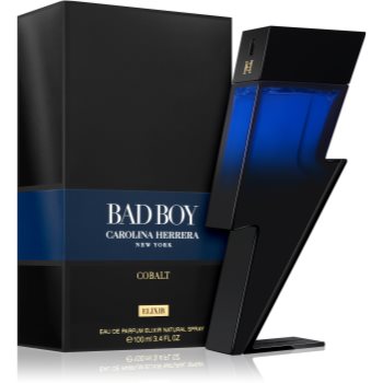 CAROLINA HERRERA Bad Boy Cobalt Elixir Eau de Parfum pentru bărbați - imagine 3